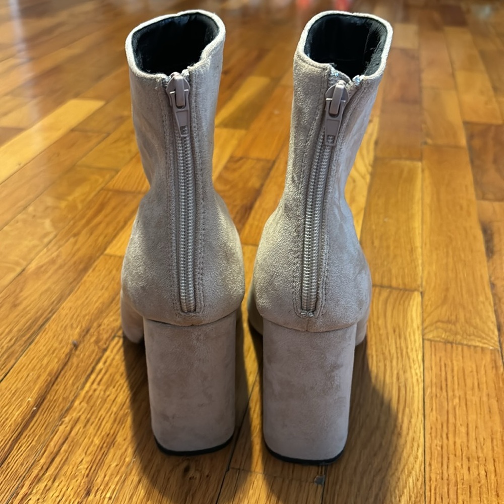 Taupe Booties - Picture 3 of 3